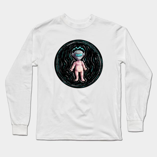 Baby Doll Robot Long Sleeve T-Shirt by srw110